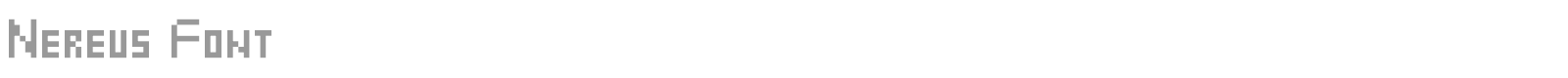 Nereus font preview